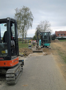 Neuverlegung einer 10-KV-Leitung im Bereich Aussiedlerhof Brändle-Ziegelhütte-Wäscherhof